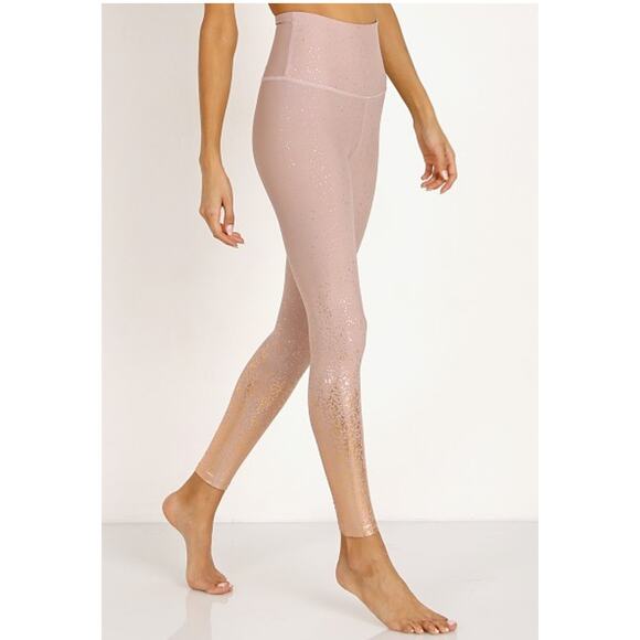 Beyond Yoga Alloy Ombre High Waisted Midi Legging Brazen Blush Med - Picture 1 of 13